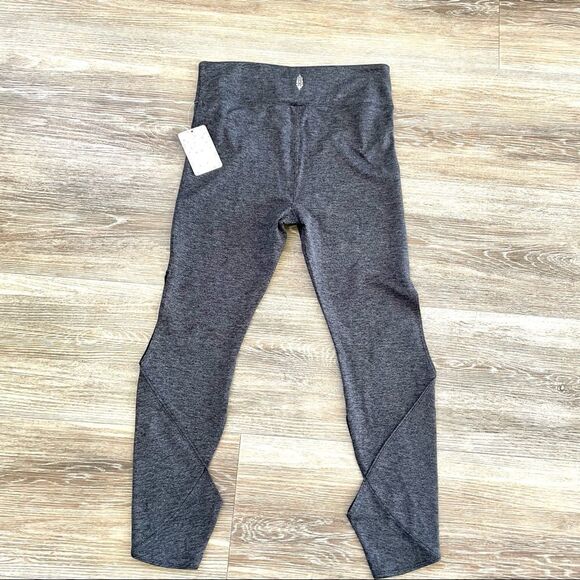 Free People movement Grey/black cut out leggings - Picture 3 of 11